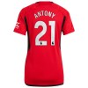 Camiseta de fútbol Manchester United Antony 21 Primera Equipación 23-24 - Mujer